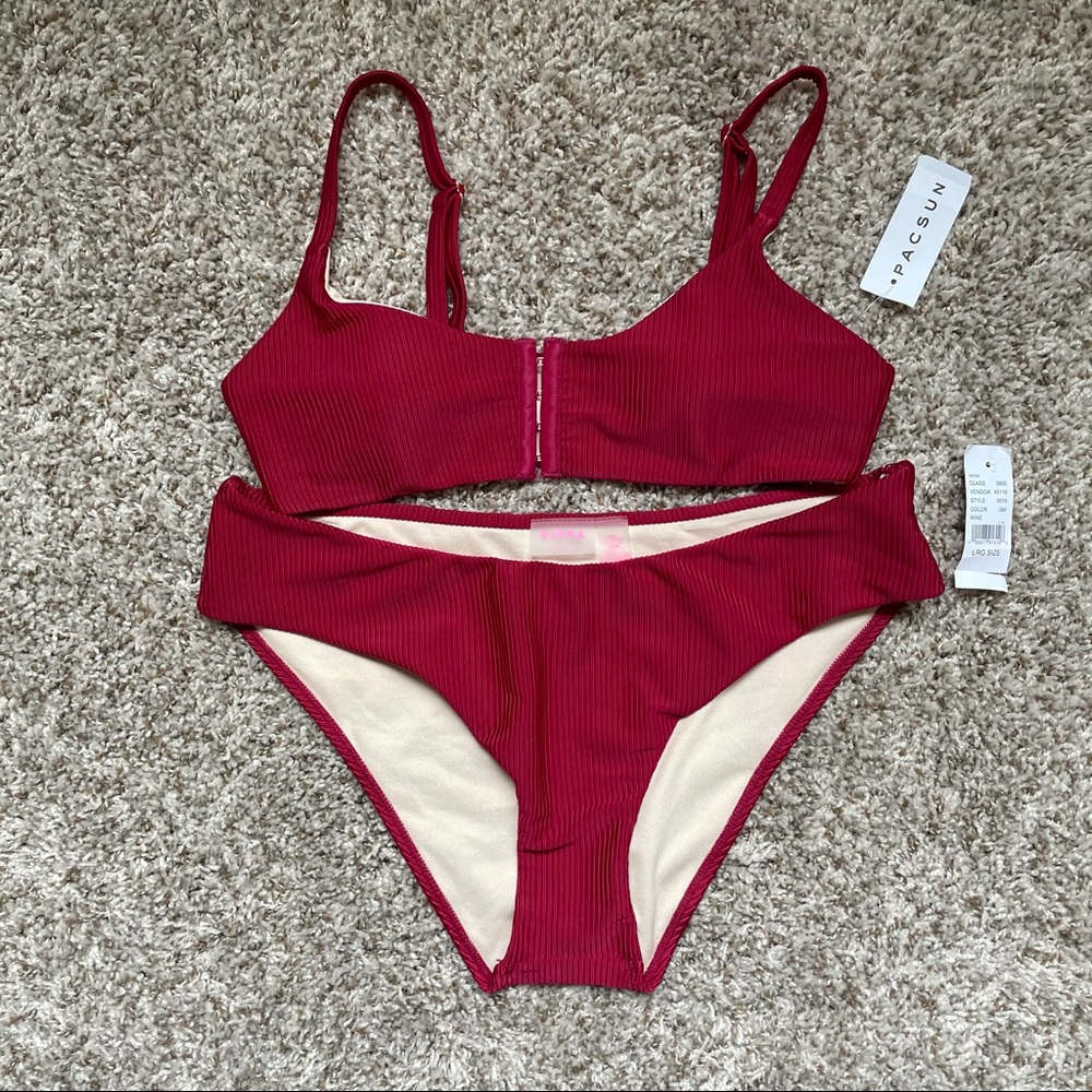 PacSun Kirra Hook and Eyelet Bikini Set
